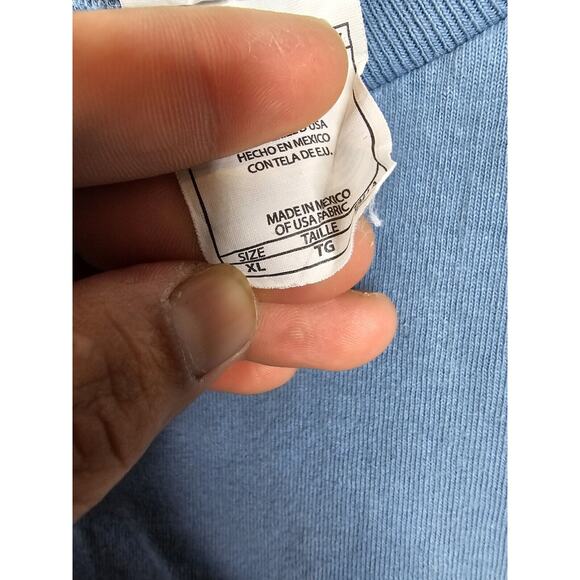 Long Live Cowboys Blue Heather T-Shirt XL Cowboy Cut #B12 - Picture 4 of 6